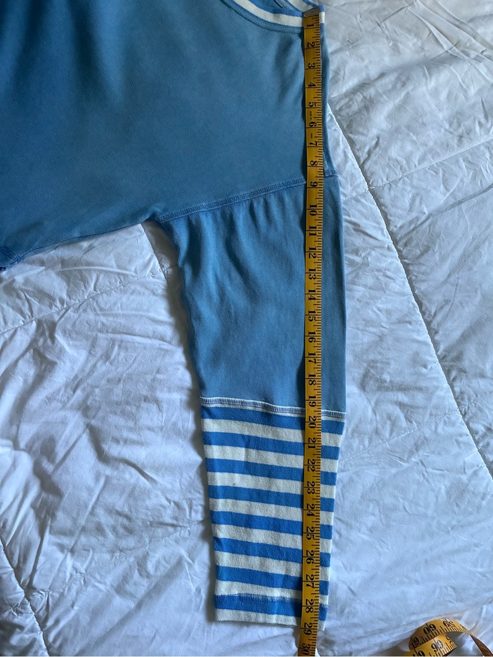 NWT Pilcro Cotton Seamed Long-Sleeve Top - Picture 12 of 12